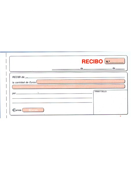 TALONARIO DE RECIBOS 2 HOJAS