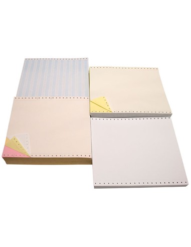 PAPEL CONTINUO 240X11,3H.COLORES (1000 juegos)