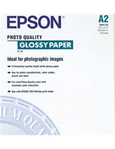 PAPEL EPSON A-2 GLOSSY HQ