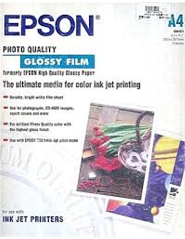 PAPEL EPSON DIN A-4 GLOSSY FILM