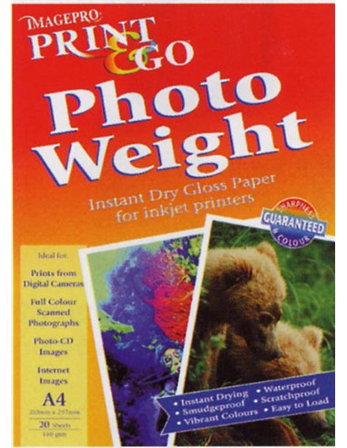 PAPEL PRINT PHOTO WEIGHT (20 hojas)