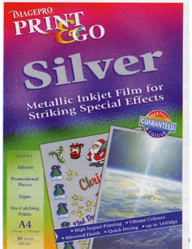 PAPEL PRINT SILVER (10 hojas)