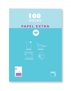 PAPEL FOTOCOPIA DIN A4, 80 gr ( 100 hojas )