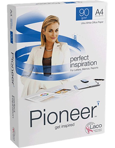 PAPEL FOTOCOPIA DIN A4, 90 gr  PIONNER 500 hojas