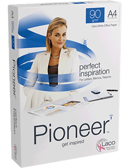 PAPEL FOTOCOPIA DIN A4, 90 gr  PIONNER 500 hojas