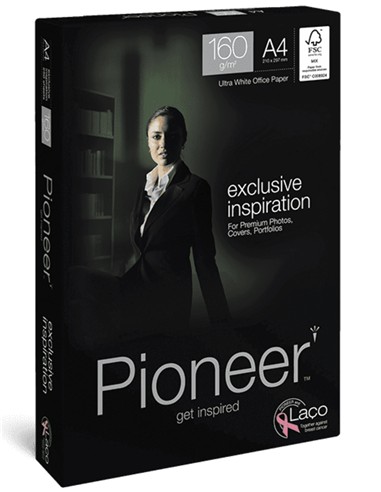 PAPEL FOTOCOPIA DIN A4, 160 gr  PIONNER 250 hojas