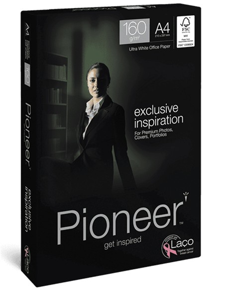 PAPEL FOTOCOPIA DIN A4, 160 gr  PIONNER 250 hojas