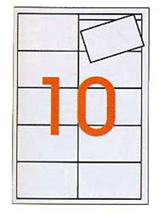 TARJETAS VISITA DIN A-4 BLANCAS BORDES LISOS 2