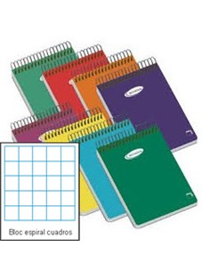 BLOC ESPIRAL 12§ CUADROS