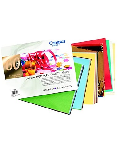 BLOC MANUALIDADES DE PAPELES SURTIDOS