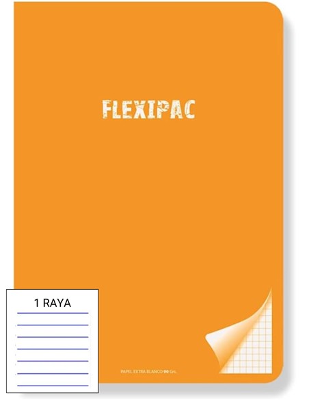 CUADERNO ESCOLAR FOLIO 50 HOJAS 1 RAYA