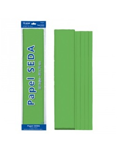 ROLLO PAPEL SEDA 50x65 VERDE (25 HOJAS)