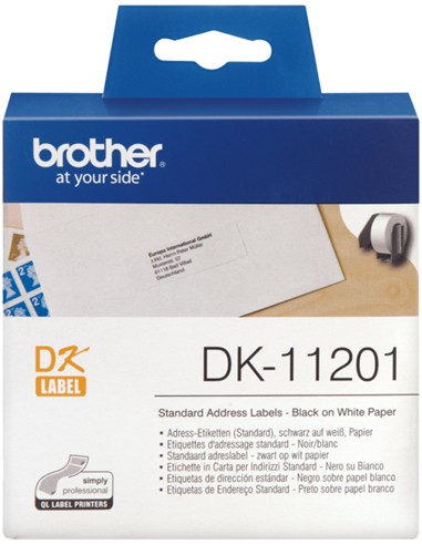 ETIQUETA BROTHER 29x90 mm (400 unid.)