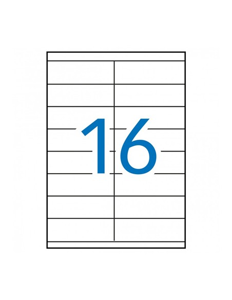 ETIQUETA DIN A-4 105X35