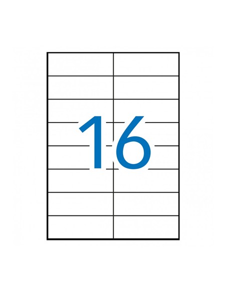 ETIQUETA DIN A-4 105X37