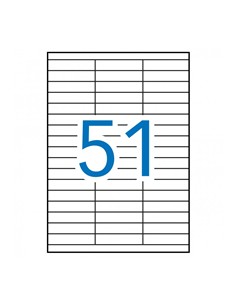 ETIQUETA DIN A-4 70X16,9