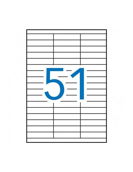 ETIQUETA DIN A-4 70X16,9