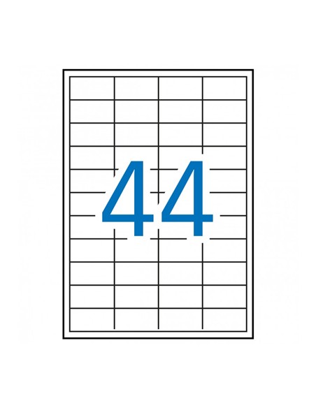 ETIQUETA DIN A-4 48,5X25,4