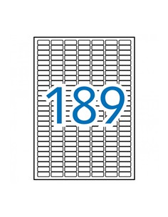 ETIQUETA DIN A-4 25,4 X 10