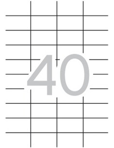 ETIQUETA DIN A-4 52,5X29,7