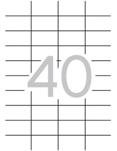 ETIQUETA DIN A-4 52,5X29,7
