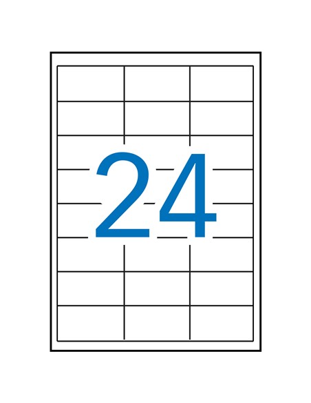 ETIQUETA DIN A-4 64,6X33,8