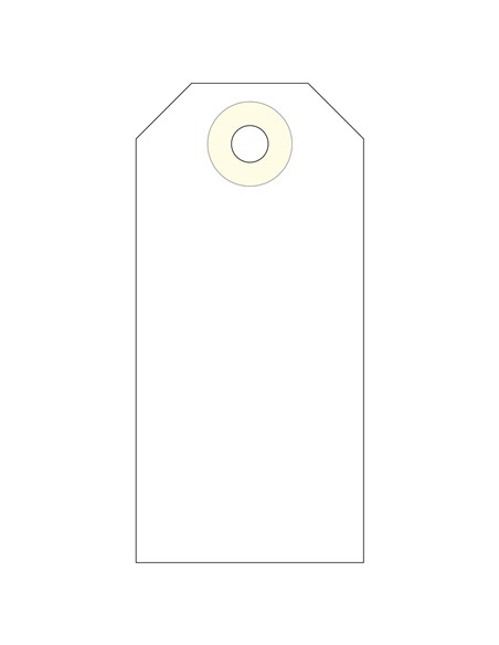 ETIQUETA COLGANTE ARANDELA 80X38 (1000 unid.)