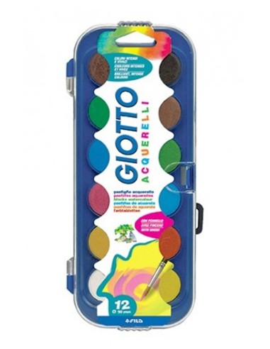 ACUARELA 12 COLORES GIOTTO