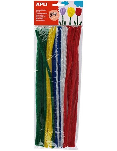 VARILLAS FLEXIBLES COLORES SURTIDOS (50 unid)