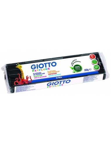 PLASTILINA PATPLUME NEGRA 350 grs
