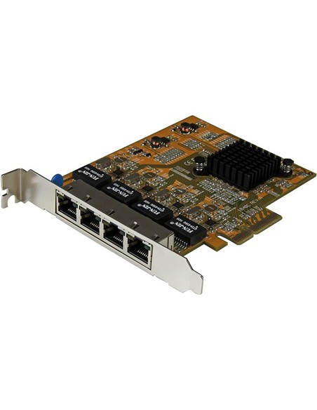TARJETA DE RED STARTECH PCIE ETHERNET 4 PUERTOS GI