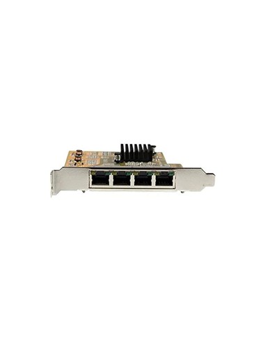 TARJETA DE RED STARTECH PCIE ETHERNET 4 PUERTOS GI