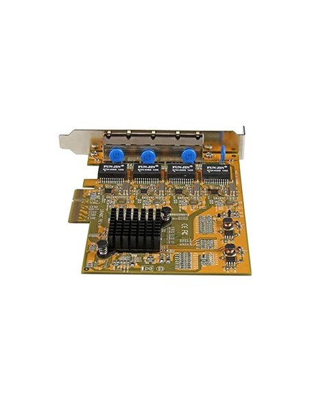 TARJETA DE RED STARTECH PCIE ETHERNET 4 PUERTOS GI