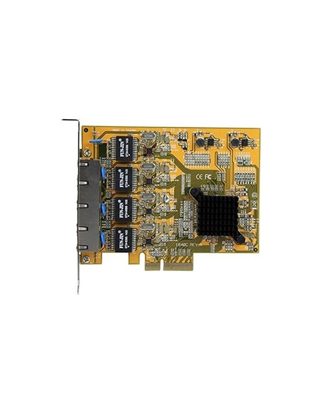TARJETA DE RED STARTECH PCIE ETHERNET 4 PUERTOS GI