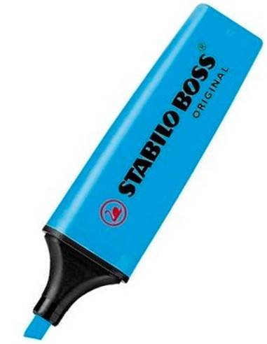 ROTULADOR FLUORESCENTE AZUL STABILO