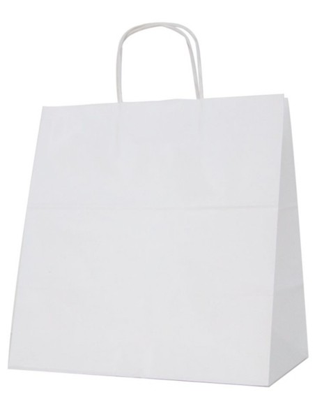 BOLSA PAPEL BLANCA ASA 37x24x12 (25 bolsas)