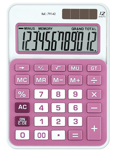 CALCULADORA MTL MEDIANA ROSA