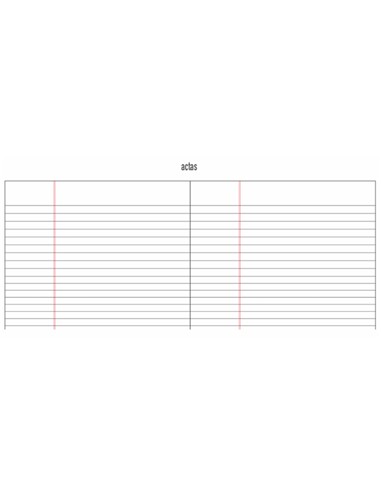 LIBRO DE ACTAS 100 hojas