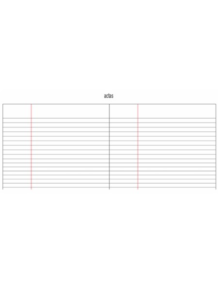 LIBRO DE ACTAS 100 hojas