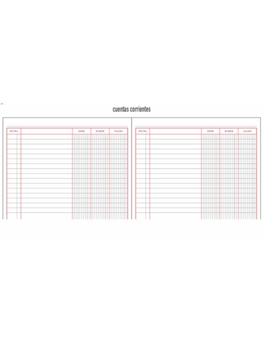 LIBRO DE CUENTAS CORRIENTES