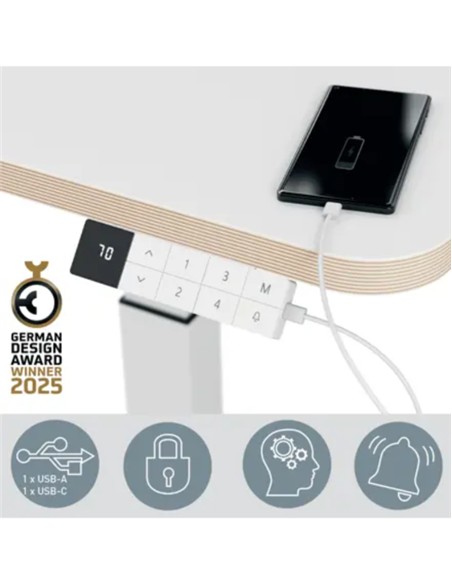 MESA LECTRICA LEITZ 80x60 cm.