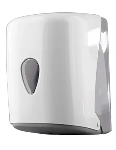 DISPENSADOR ROLLO PAPEL SECAMANOS MECHA PARED ABS
