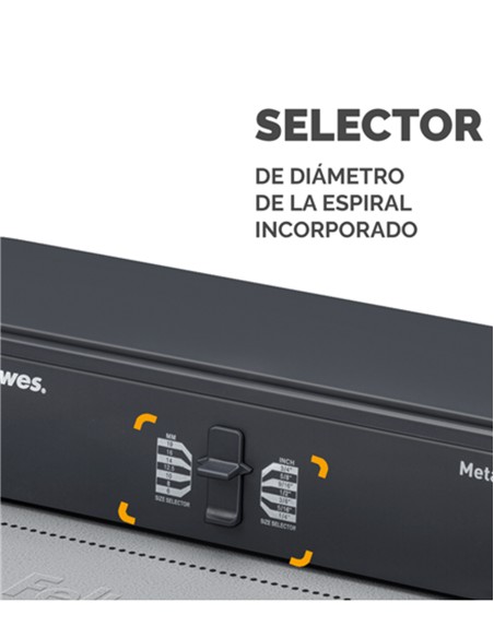 ENCUADERNADORA ESPIRALES GRANDE FELLOWES 50R