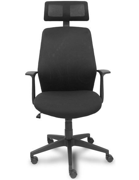 SILLA PAROLIS CON CABECERO NEGRO