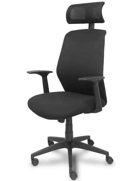 SILLA PAROLIS CON CABECERO NEGRO