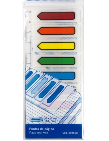 NOTAS ADHESIVAS INDICES 13x59 FLECHAS