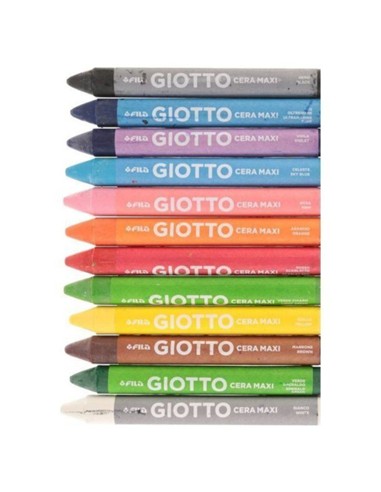 CERA GIOTTO MAXI ESTUCHE 12 UNIDADES