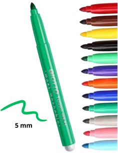 ESTUCHE ROTULADOR GIOTTO TURBO MAXI 12 UNID. 2