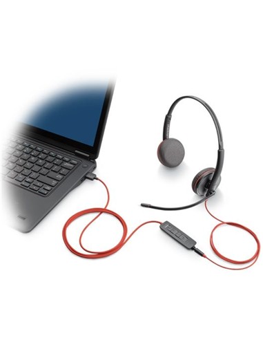 AURICULAR PLANTRONIC HP POLY BLACKWIRE 3210
