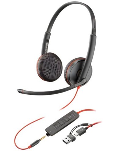 AURICULAR PLANTRONIC HP POLY BLACKWIRE 3225